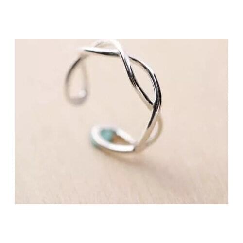 Hollow Cross Rings For Women Adjustable Size Wedding Finger Rings