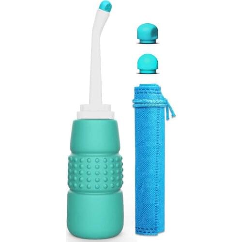 Portable Bidet - Travel Handheld Bidet Bottle with Retractable Spray Nozzle for Hygiene Cleansing Personal Care 350ml