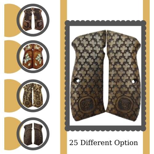 Grip and Case for The CZ-75 Custom Laser Cutting Walnut Tree Wooden Grip Gun Grips Gun Accessory Hunting Gun Pistol Grips Weapon Case Hunting Gun Hunting Accessories equipment Gun tactical molle pistol brace Glock