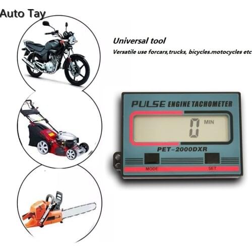Hand-held Induction Chain Saw Tachometer Lawn Mower Gasoline Engine Multi-function Tachometer Timed In Minutes