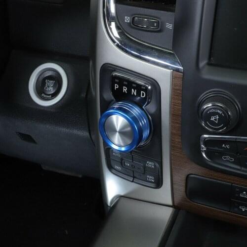 Blue Switch Knob Ring For 2013-2017 Dodge Ram 1500 Gear Knob Switch Trim Aluminum Alloy Hot Sale