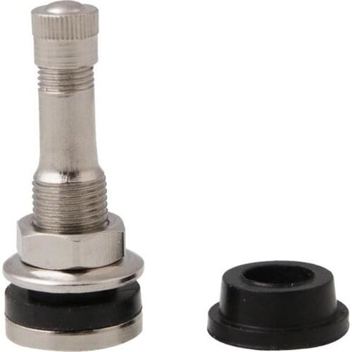 25Pieces TR416 Metal Valve Stems for .453" & .625" Rim Holes Long 1 1/2 "