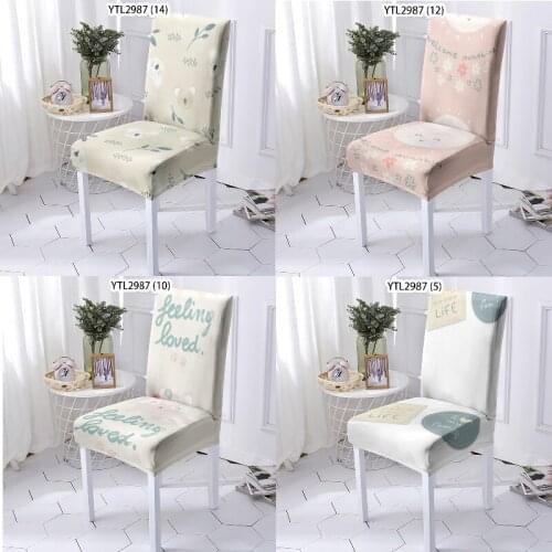 Light colored flowers leaves and animals Chairs Chair cushion Folding chair office chairs Gamer chair chair cover Seat covers
