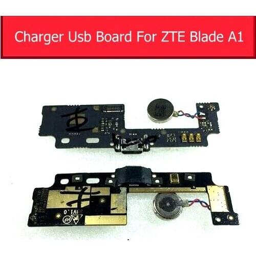 Genuine Usb Charging Jack Board For ZTE Blade A1 C880A C880U Charger Port Flex Cable With Vibrator Module Replacement Repair