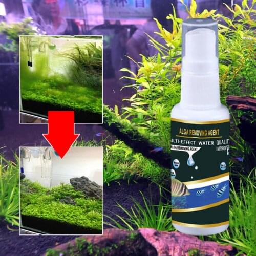 30ML Effective Aquarium Aquatic Algae Control Purifier Agent Pond Improve Water Quality Fast Safe Nuisance Algae Remover Algal