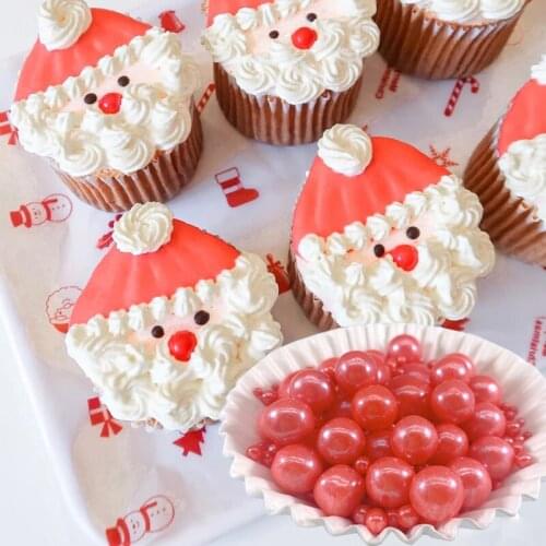 50g Edible Cake Sprinkles Decoration Pearl Candy Colorful Sugar Beads Pastry Ice Cream Dessert Candy Baking Tools For Cakes