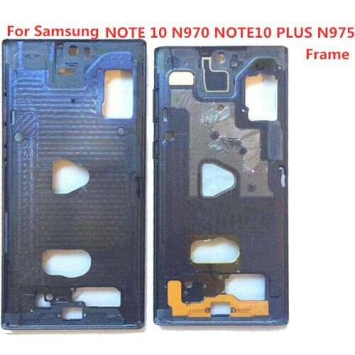 For Samsung galaxy NOTE 10 N970 NOTE10 PLUS N975 Middle Frame Midplate Bezel Chassis Housing Parts