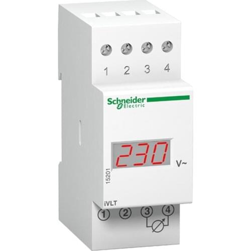 Export Digital Display Voltmeter 15201 Analog Digital Voltmeter Original VLT 230V 0-600V AC 50/60 Hz DIN Rail Mounting
