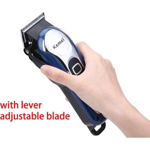 Kemei Barber Powerful Hair Clipper LED Professional Hair Trimmer for Men Electric Cutter Hair Cutting Machine Haircut Salon Tool