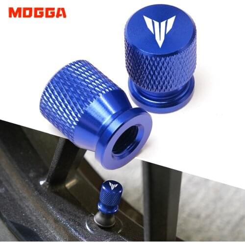 Tire Valve Caps For YAMAHA MT09 MT07 MT10 MT03 MT25 Motoecycle Tyre Airtight Covers MT 09 07 03 10 25 MT-03/07/09/10/25 Black