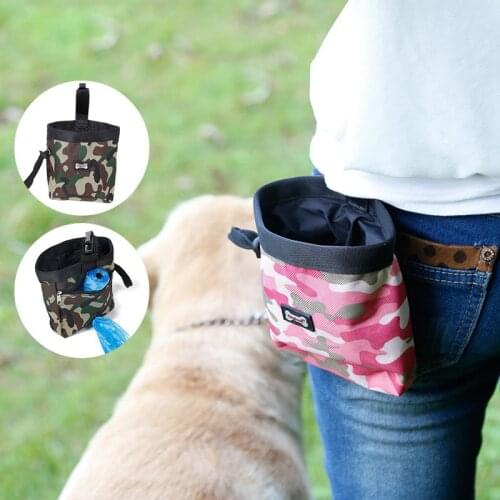 Pet Dog Snack Bag Training Cat and Dog Food Package Outdoor Training Dog Agility Bait Pockets With Garbage Bag Slot Pet Product