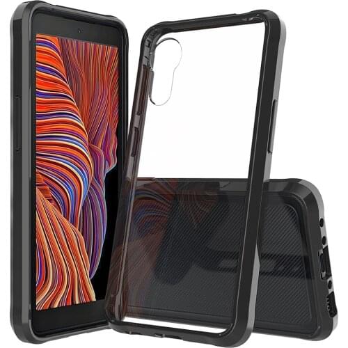 Soft Silicon TPU/PC Case for Samsung Galaxy Xcover 5 Fundas Capa Shockproof Crystal Clear Shell Hard Back Cover for X Cover 5