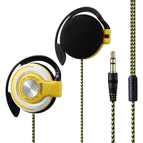 Q170 Super Bass Headphones 3.5mm Sport Wired Headset EarHook bass Earphone For Mp3 Player Computer Mobile Telephone Wholesale