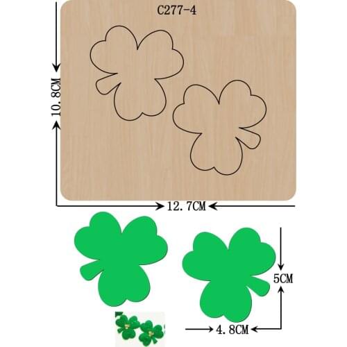 New Leaves Wooden die Scrapbooking C-277-4 Cutting Dies Compatible with most die cutting machines