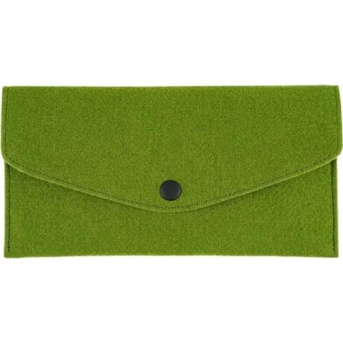 Office Supplies Felt Pencil Case For Girls School Purse Kawaii Pencil Bag Markers Brush Pen Pencil Pouch Korean Stationery Gifts