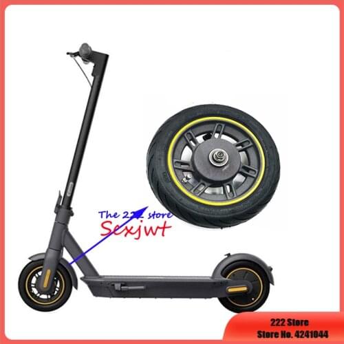 Original Front Wheel For Ninebot Max G30 Kickscooter 10inch Front Wheel Hub with Vacuum Tire Assembly Spare Parts Accessories