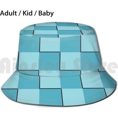 2020 Away Kit Colours Checker Pattern Bucket Hat Adult kid baby Beach Sun Hats Red Euro Leagues Kit