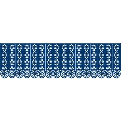 Pleated Lace 2021 Arrival New Metal Cutting Dies Scrapbook Diary Decoration Stencil Embossing Template DIY Greeting Card