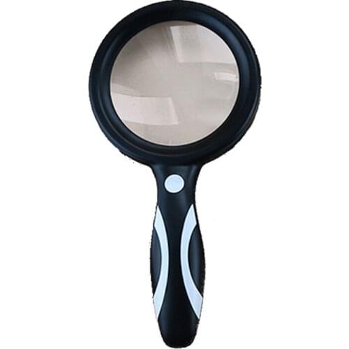 Handheld Rechargeable Magnifying Glass 2/13X ,with 33LED Light Brightness Adjustable for Reading，Jewelry Appraisal T5UC