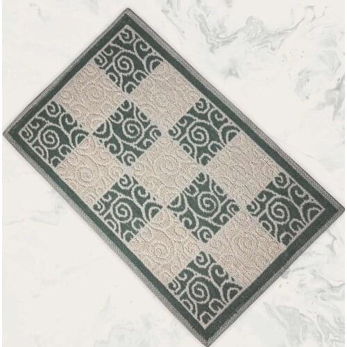 Modern Woven Washable Carpet 60x90 cm, Bath Mat, Rug, Runner, natural % 95 Cotton 5 of Polyester