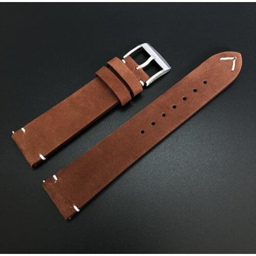 STEELDIVE Frosted Watch Belt 20mm Mens Watch Replacement Bracelet 20mm Leather Watch Starp 3 colors Watch Bands Leather 2020 New