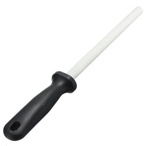 New 13" Ceramic Corundum Sharpener Rod Stick Bar for Blade Sharpening Kitchen Tool