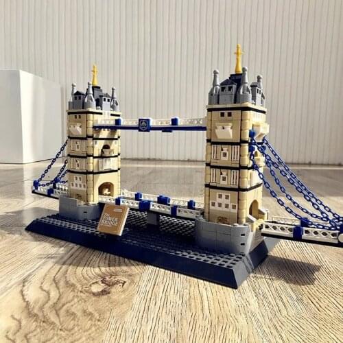 London Tower Bridge Bricks City Great Building Blocks Toys for Children Kids Gifts Model 969Pcs