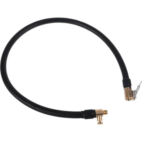 Air Rubber Hose Flexible Tire Valve Extension Tube Adapter Air Compressor Tire Inflator Pump for Car Motorcycle Bike Silicone