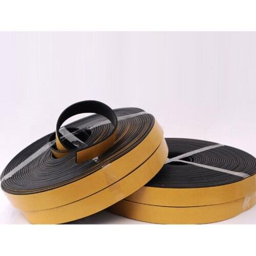 3m x20mm x 8mm flat epdm rubber foam sponge cabinet door sealing strip weatherstrip