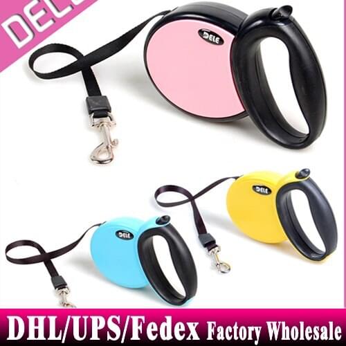 50Pcs/Lot Pet Dog Leash Retractable Dog Collar Leash Products Dog Harness Dele Pet Dog Chain Collars 25kg 30kg 40kg