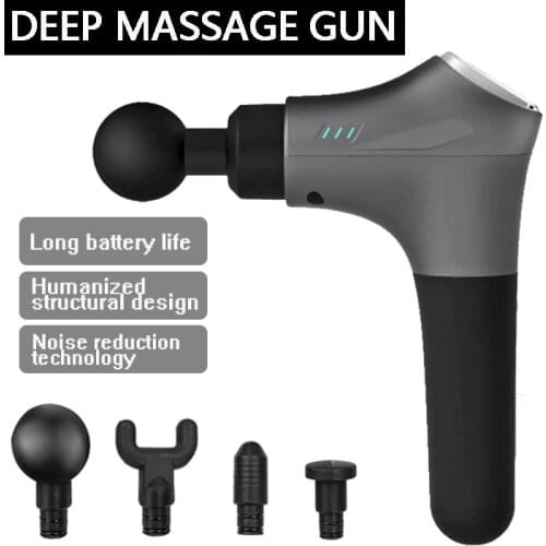 High Speed Muscle Massage Gun Deep Tissue Percussion Massager Fitness Equipment Noise Reduction Design Slimming Shaping
