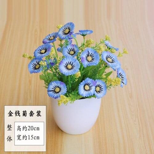 Искусственные цветы в горшках Wusmart China At AliExpress