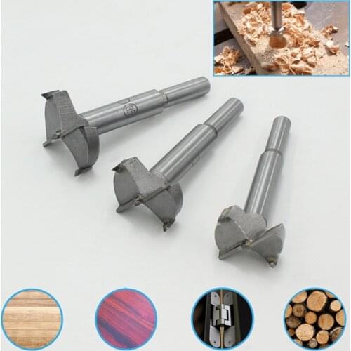 1 pcs woodworking hole opener drill bit 15mm-25mm special export wood cutting tool flat wing hole hinge