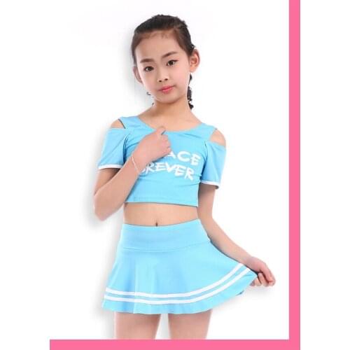 2020 new childrens swimwear sweet 1-8 years old childrens sports style split swimwear XYY-168