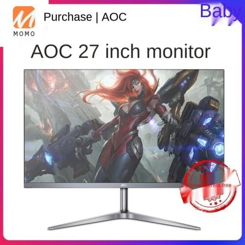 AOC 27-Inch Narrow Border Monitor IPS HD Low Blue Light LCD Desktop Computer Screen I2789VH/BS