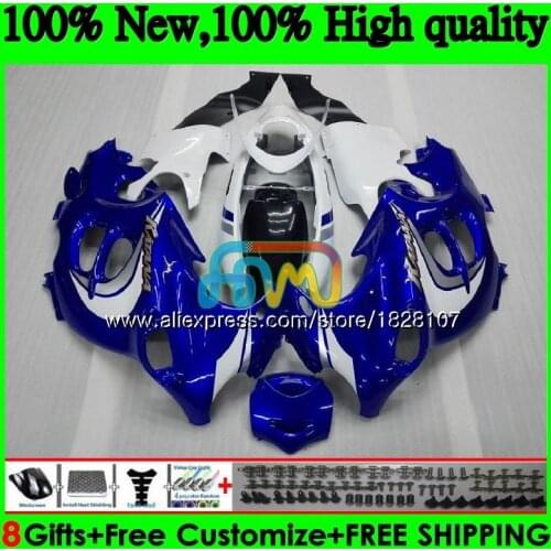 White blue Body For SUZUKI KATANA GSXF 600 750 1998 1999 2000 2001 2002 33BS.48 GSX750F GSXF750 GSXF600 98 99 00 01 02 Fairing