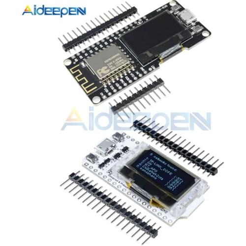 0.96 inch OLED Digital ESP32 ESP-12F WIFI Bluetooth Development Board ESP8266 ESP12F CP2102 Module For Arduino Kit White/Black