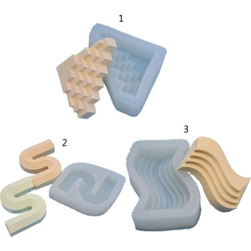 Shaped Geometric Candle Mold European and American Classical Characters Scented Candle Material Mold T84A