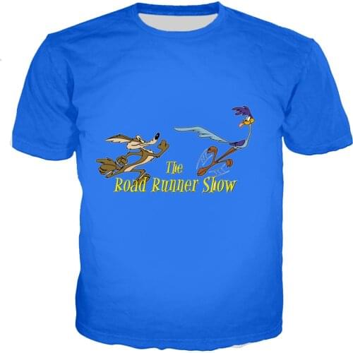2019 Roadrunner & wile e coyot series t shirt men women 3D printed novelty fashion tshirt hip hop streetwear casual summer tops