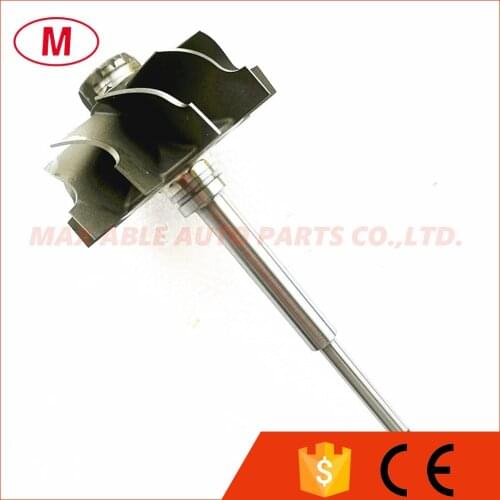 HX40 Turbo charger Turbine shaft&wheel/Turbo wheel/turbo shaft 64mmX76mm 10 blades for Turbocharger journal bearing