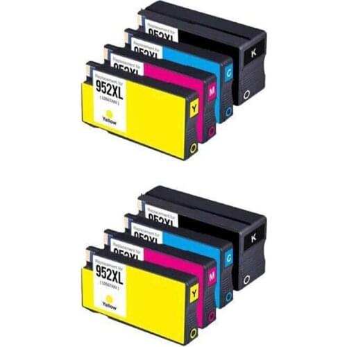 8Pk Compatible for HP 952XL Ink Cartridges OfficeJet 7740 8702 8715 7720 7730 7740 8210
