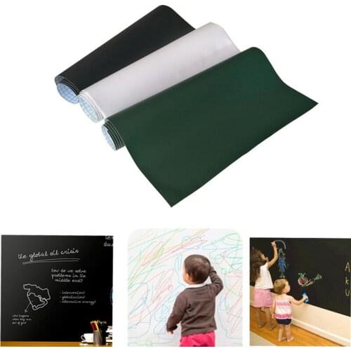 Blackboard Stickers Removable Self-adhesive PVC Draw Mural Decor DIY Wall Art Chalkboard Wall Sticker For Kids Rooms 45 x 100cm