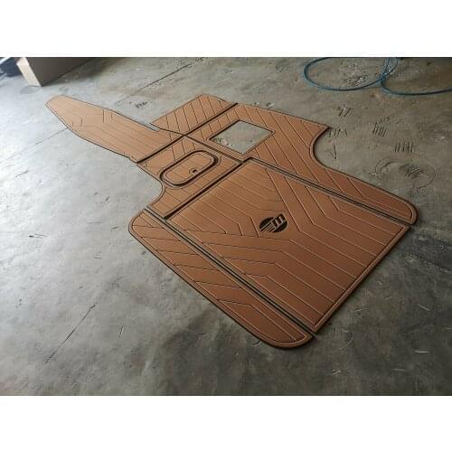 2007 malibu 21 vlx Cockpit MAT CARPET 1/4" 6mm EVA Faux Teak Non-slip mat