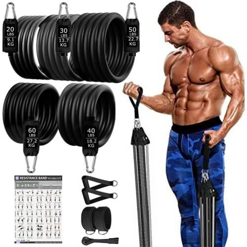 Fitness Equipment Resistance Bands Set Hanging Belt Yoga Gym Stretch Pull Up Assist Rope Straps Crossfit Training Workout