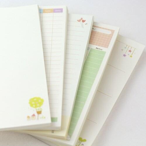 Loose-leaf Cute Handbook Refills A6 6 Holes Color Core Planner Notebook Filler Paper Inside Page Weekly Plan Monthly Stationery