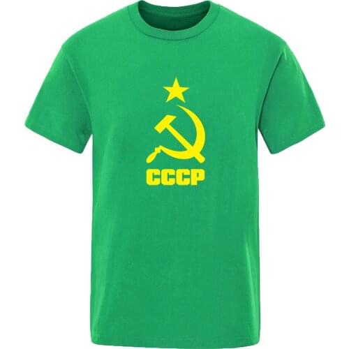 Unique Cccp tops tees man Russian Ussr Soviet Mens t-shirts 2020 fashion Brand Harajuku t-shirts Casual cotton t shirts Homme