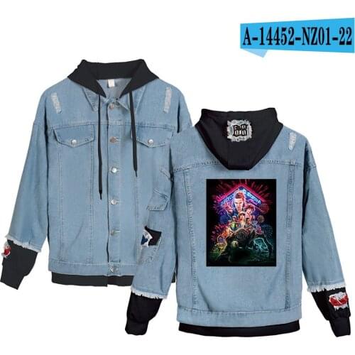2021 Classic Newest Men/Women Sweatshirt Preferential High Quality Stranger Things Hoodies Stranger Things Boy/Girl Denim Jacket