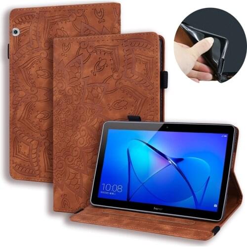 New Case For Huawei MediaPad T5 AGS2-W09/L09/L03/W19 10.1"Smart PU Leather Tablet Case For Huawei MediaPad T5 10 Cover