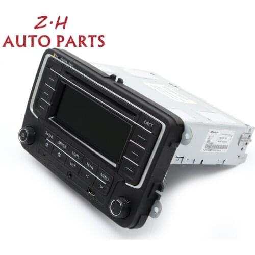 NEW RCD510 Car Radio USB AUX CD SD Input MP3 Player 3AD 035 185 For VW Jetta Golf MK5 MK6 Passat Tiguan 3AD035185 RCD 510