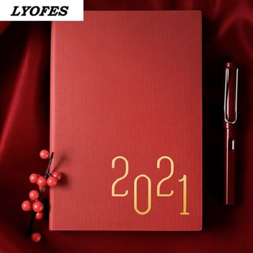 Agenda 2021 Planner Organizer Small A5 Diary Notebook and Journal Daily Notepad Weekly Month Traveles Note Book Stationery